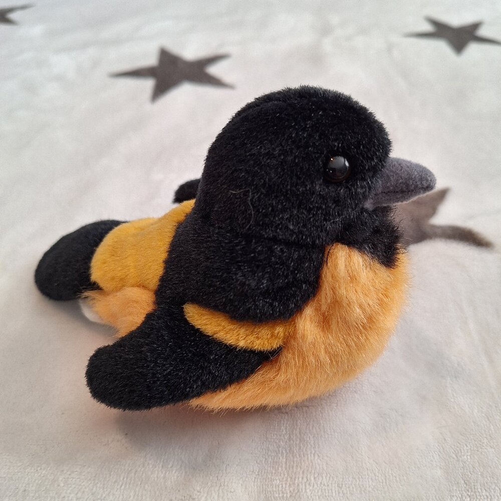 K&M International Baltimore Oriole 6" Plush Stuffed Bird Animal No Sound Toy